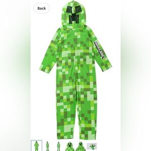 Green Minecraft Onesie
